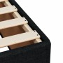 Single box spring bed with black fabric mattress by , Beds and slatted bases - Ref: Foro24-3286859, Price: 356,33 €, Discount: %