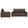 Brown fabric 2-piece sofa set by vidaXL, Sofas - Ref: Foro24-3056616, Price: 435,76 €, Discount: %