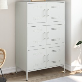 White steel sideboard 68x39x113 cm by , Sideboards - Ref: Foro24-842963, Price: 191,49 €, Discount: %