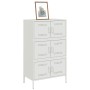 Weißer Stahlschrank 68x39x113 cm von , Sideboards - Ref: Foro24-842963, Preis: 191,49 €, Rabatt: %