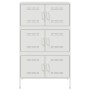 Weißer Stahlschrank 68x39x113 cm von , Sideboards - Ref: Foro24-842963, Preis: 191,49 €, Rabatt: %