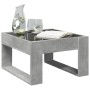 Coffee table with Infinity LED concrete gray 50x53x30 cm by , Coffee table - Ref: Foro24-847626, Price: 98,68 €, Discount: %