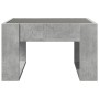 Coffee table with Infinity LED concrete gray 50x53x30 cm by , Coffee table - Ref: Foro24-847626, Price: 98,68 €, Discount: %