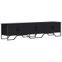 Engineered wood TV stand in black, 180x34x41 cm by , TV Furniture - Ref: Foro24-848589, Price: 123,09 €, Discount: %