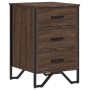 Mesita de noche madera de ingeniería marrón roble 40x41x60 cm de , Mesitas de noche - Ref: Foro24-848528, Precio: 80,99 €, De...