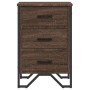 Engineered wood brown oak bedside table 40x41x60 cm by , Nightstands - Ref: Foro24-848528, Price: 73,74 €, Discount: %