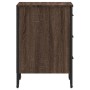 Engineered wood brown oak bedside table 40x41x60 cm by , Nightstands - Ref: Foro24-848528, Price: 73,74 €, Discount: %