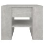 Engineered wood gray concrete coffee table 55.5x55x45 cm by , Coffee table - Ref: Foro24-810912, Price: 49,28 €, Discount: %