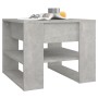 Engineered wood gray concrete coffee table 55.5x55x45 cm by , Coffee table - Ref: Foro24-810912, Price: 49,28 €, Discount: %