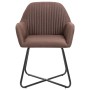 Dining chairs 6 units brown fabric by , dining chairs - Ref: Foro24-277101, Price: 735,99 €, Discount: %