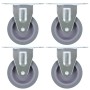 Fixed wheels 12 units 75 mm by , Material handling - Ref: Foro24-277827, Price: 44,18 €, Discount: %