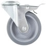 Swivel wheels with pin hole 12 units 100 mm by , Material handling - Ref: Foro24-277867, Price: 75,06 €, Discount: %