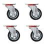 Swivel wheels 8 units 75 mm by , Material handling - Ref: Foro24-277941, Price: 33,02 €, Discount: %