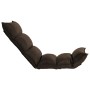 Folding brown fabric floor lounger by , Floor chairs - Ref: Foro24-325238, Price: 91,21 €, Discount: %