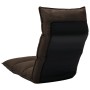 Folding brown fabric floor lounger by , Floor chairs - Ref: Foro24-325238, Price: 91,21 €, Discount: %