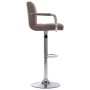 Kitchen bar stool with gray taupe fabric by , Kitchen stools - Ref: Foro24-283418, Price: 80,03 €, Discount: %