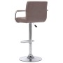 Kitchen bar stool with gray taupe fabric by , Kitchen stools - Ref: Foro24-283418, Price: 80,03 €, Discount: %