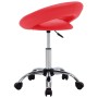 Silla de trabajo con ruedas cuero sintético rojo de , Sillas de oficina - Ref: Foro24-323665, Precio: 72,25 €, Descuento: %