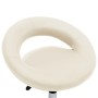 Silla de trabajo con ruedas cuero sintético crema de , Sillas de oficina - Ref: Foro24-323667, Precio: 78,29 €, Descuento: %