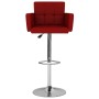 Kitchen stools 2 units synthetic leather red wine by , Kitchen stools - Ref: Foro24-323659, Price: 185,99 €, Discount: %