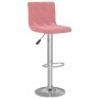 Kitchen stools 2 units pink velvet by , Kitchen stools - Ref: Foro24-333692, Price: 117,88 €, Discount: %