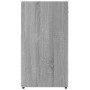 Armario de baño madera contrachapada gris Sonoma 60x33x60 cm