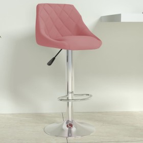 Pink velvet kitchen stool by , Kitchen stools - Ref: Foro24-335299, Price: 91,99 €, Discount: %