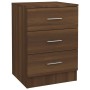 Mesita de noche madera contrachapada marrón roble 38x35x56 cm de , Mesitas de noche - Ref: Foro24-815325, Precio: 64,87 €, De...