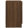 Bedside table made of brown oak plywood, measuring 38x35x56 cm. by , Nightstands - Ref: Foro24-815325, Price: 60,99 €, Discou...