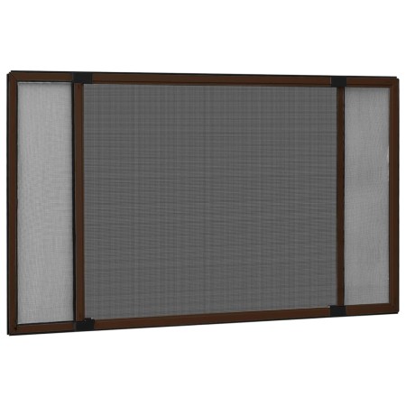 Mosquitera extensible para ventanas marrón (100-193)x75 cm de , Mosquiteras para ventanas - Ref: Foro24-149042, Precio: 26,81...