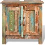 Solid wood bathroom vanity cabinet made from recycled wood with mirror by , Bathroom furniture - Ref: Foro24-241134, Price: 2...