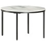 Mesa de centro mármol macizo auténtico blanco y negro Ø65 cm de , Mesas de centro - Ref: Foro24-286410, Precio: 132,65 €, Des...