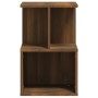 Mesita de noche madera contrachapada marrón roble 35x35x55 cm de , Mesitas de noche - Ref: Foro24-815187, Precio: 37,64 €, De...