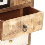 Solid recycled wood chest of drawers 45x30x105 cm by , Lockers and storage cabinets - Ref: Foro24-286508, Price: 301,93 €, Di...