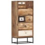 Solid recycled wood chest of drawers 45x30x105 cm by , Lockers and storage cabinets - Ref: Foro24-286508, Price: 301,93 €, Di...