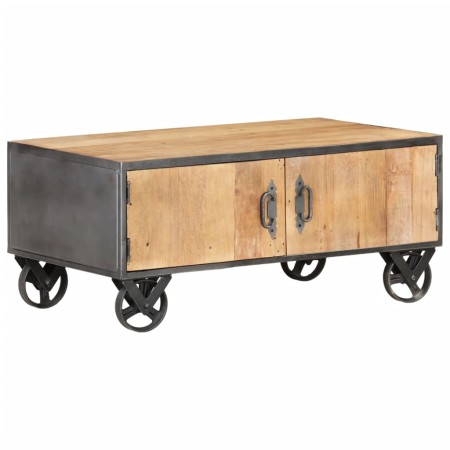 Solid recycled wood coffee table 90x50x39 cm by , Coffee table - Ref: Foro24-323514, Price: 238,72 €, Discount: %