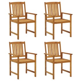 Garden chairs 4 units solid acacia wood by vidaXL, Garden chairs - Ref: Foro24-311848, Price: 235,99 €, Discount: %