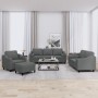 Sofagarnitur mit 4-teiligen dunkelgrauen Kissen aus Stoff. von , Sofas - Ref: Foro24-3201795, Preis: 790,52 €, Rabatt: %