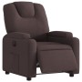 Sillón reclinable eléctrico tela marrón oscuro de , Sillones - Ref: Foro24-3204349, Precio: 258,93 €, Descuento: %