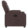 Sillón reclinable eléctrico tela marrón oscuro de , Sillones - Ref: Foro24-3204349, Precio: 258,93 €, Descuento: %