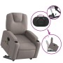 Sillón de masaje eléctrico reclinable elevable tela taupé de , Sillones - Ref: Foro24-3204412, Precio: 333,73 €, Descuento: %