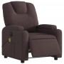 Sillón reclinable de masaje eléctrico tela marrón oscuro de , Sillones - Ref: Foro24-3204361, Precio: 273,79 €, Descuento: %