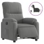 Dark gray microfiber fabric electric recliner chair by , Armchairs - Ref: Foro24-3204917, Price: 269,99 €, Discount: %