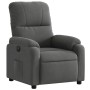 Dark gray microfiber fabric electric recliner chair by , Armchairs - Ref: Foro24-3204917, Price: 269,99 €, Discount: %