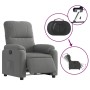 Dark gray microfiber fabric electric recliner chair by , Armchairs - Ref: Foro24-3204917, Price: 269,99 €, Discount: %