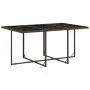 Garten-Essgruppe 11-teilig mit braunen Kunststoff-Rattan-Kissen. von , Gartensets - Ref: Foro24-3211149, Preis: 534,42 €, Rab...