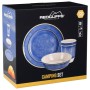 Redcliffs Campinggeschirr-Set 12-teilig aus blauer Melamin von , Geschirr und Küchenutensilien für Camping - Ref: Foro24-4475...