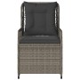 Reclining garden armchairs 2 units synthetic gray rattan by , Garden chairs - Ref: Foro24-368663, Price: 208,46 €, Discount: %