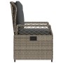 Reclining garden armchairs 2 units synthetic gray rattan by , Garden chairs - Ref: Foro24-368663, Price: 208,46 €, Discount: %