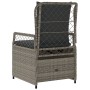 Reclining garden armchairs 2 units synthetic gray rattan by , Garden chairs - Ref: Foro24-368663, Price: 208,46 €, Discount: %